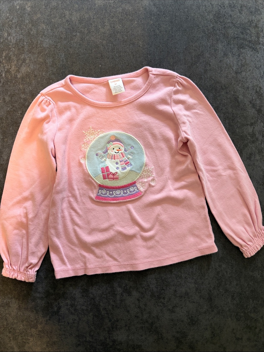 Gymboree Snowman Snow globe Shirt